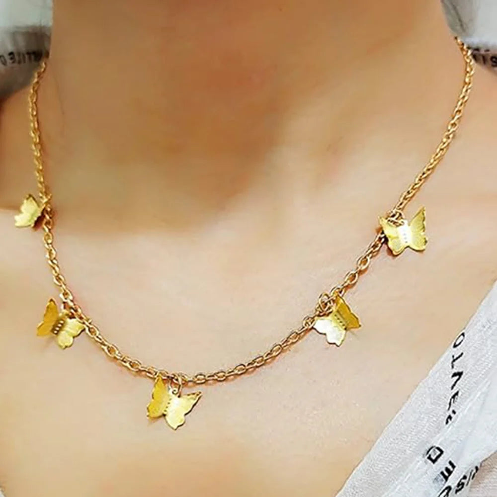 12pcs Chain Coin Moon Star Pearl Pendant Chain Choker Multilayer Necklace Leather Cord Set for Women Men Adjustable Gold Tone